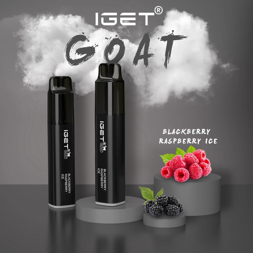 nicotine free iget goat blackberry raspberry ice 