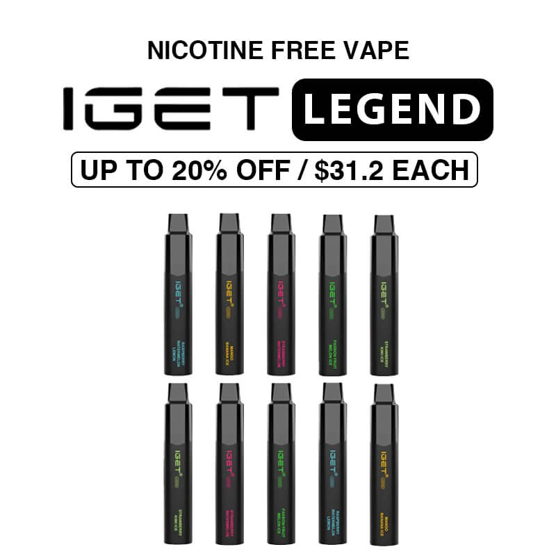 nicotine free iget legend bundle